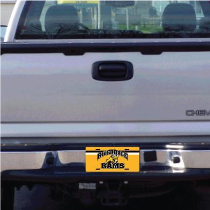 Riverdale Rams License Plate