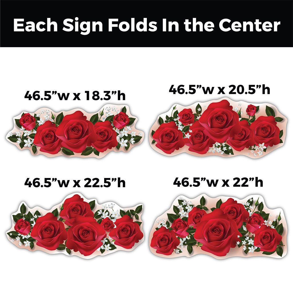 Roses EZ Filler Yard Card Set | 4 pc Set