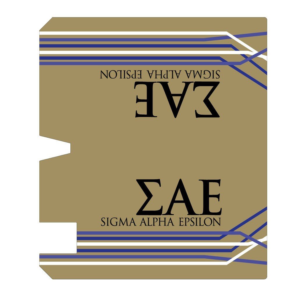 Sigma Alpha Epsilon Magnetic Mailbox Cover - Design 2