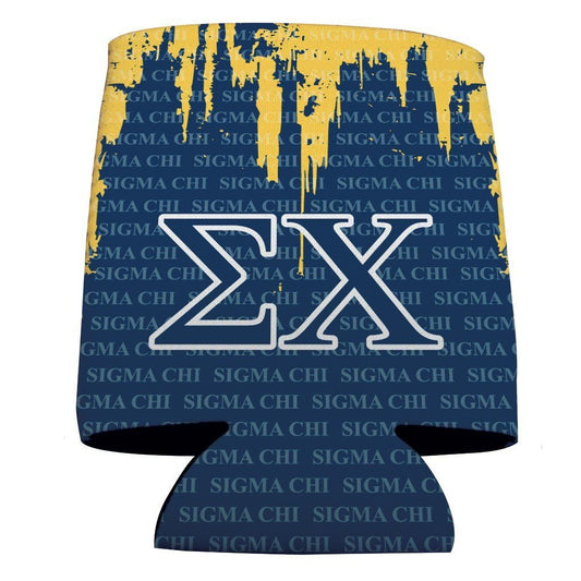 Sigma Chi Can Cooler Set of 12 - EX and Sigma Chi FREE SHIPPING