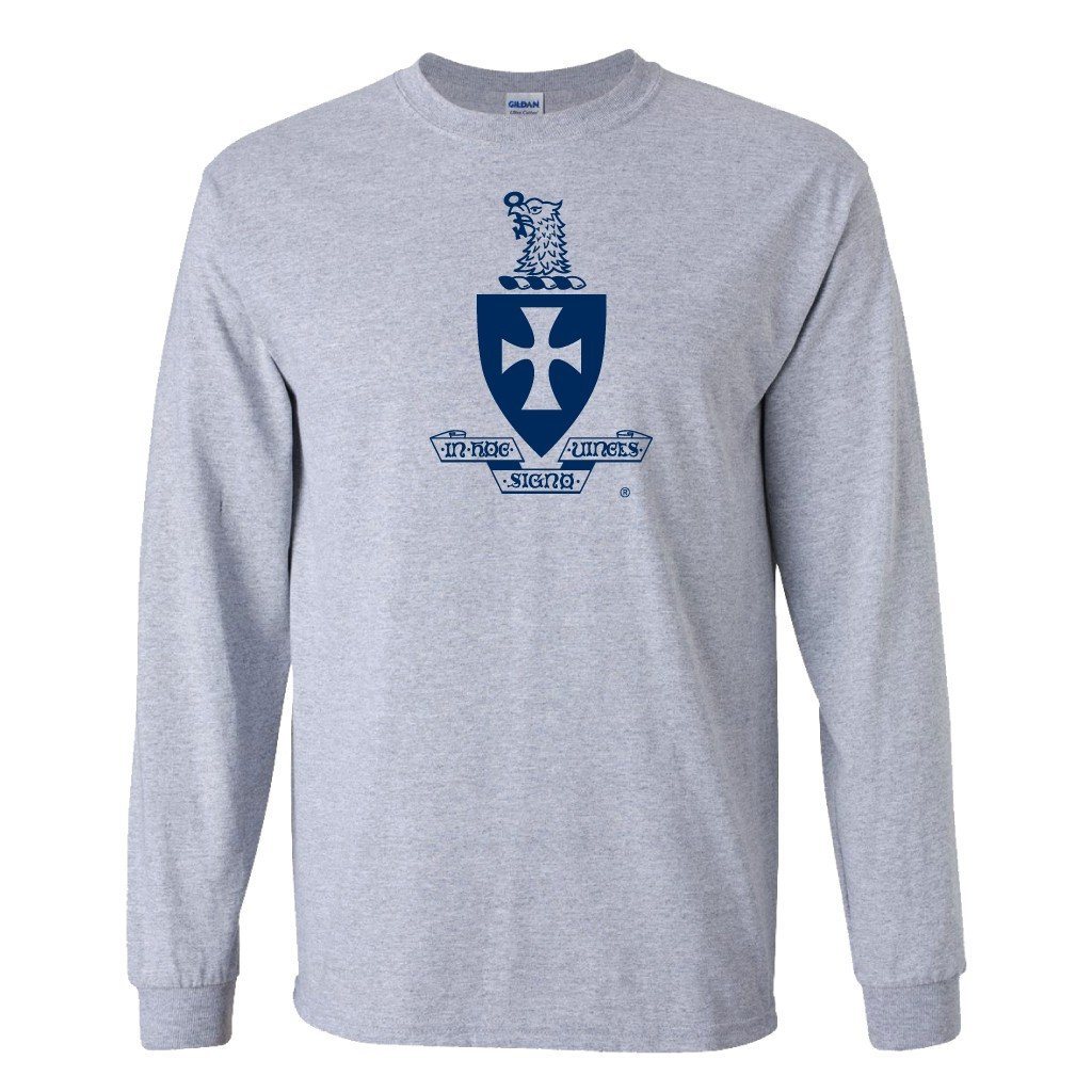 Sigma Chi Long Sleeve T-Shirt Coat of Arms Design - FREE SHIPPING