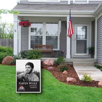 Senior Sport 18"x24" Corrugated Plastic Sign - 1 sided with EZ Stakes