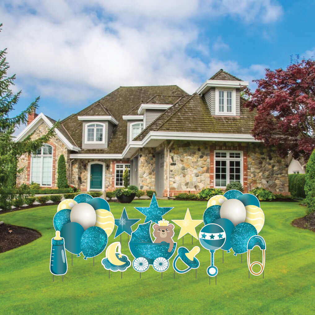 Sparkle Baby Yard Card Flair & Accessories 11 Pc Set