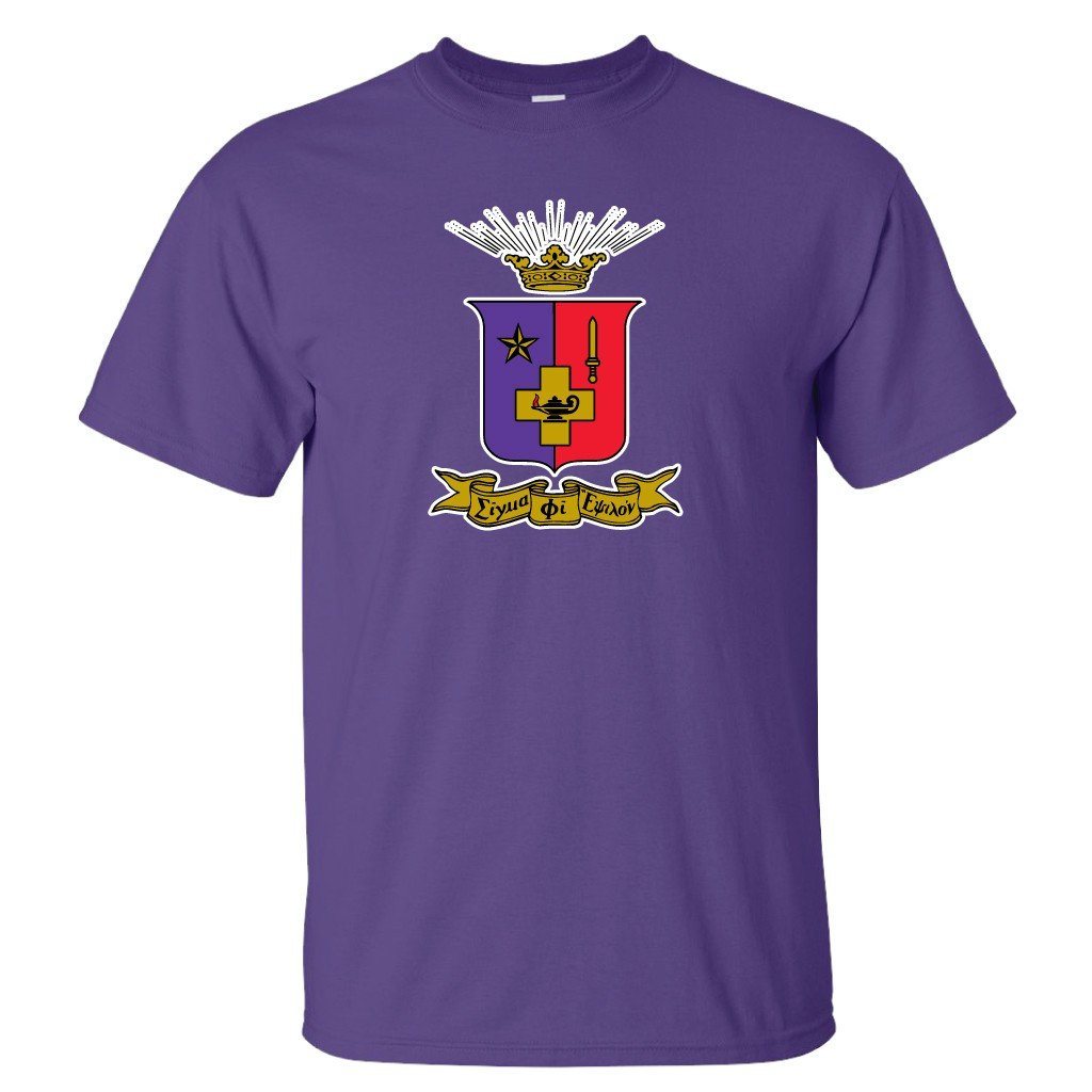 Sigma Phi Epsilon Standard T-Shirt - Coat of Arms - FREE SHIPPING