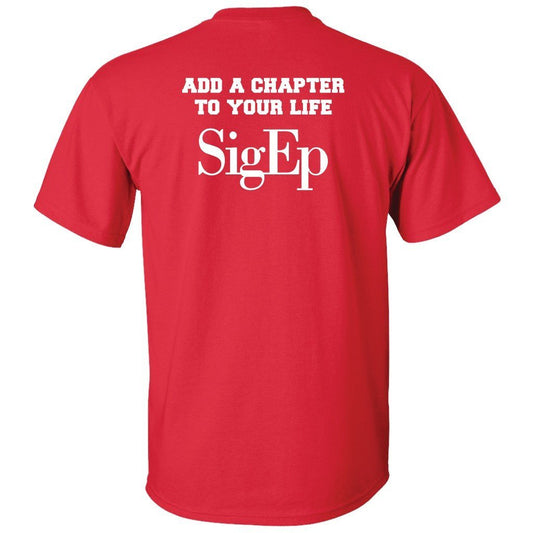 Sigma Phi Epsilon Standard T-Shirt - "Add Another Chapter" - FREE SHIPPING