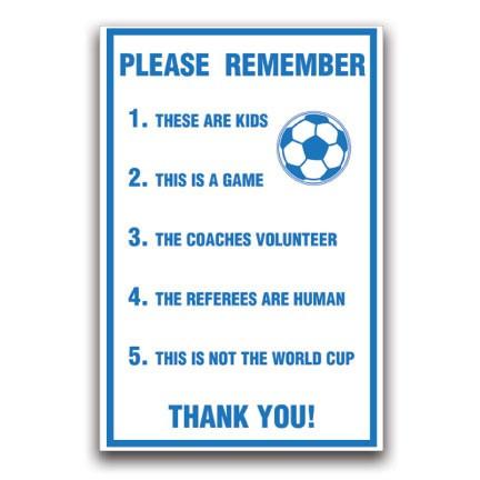 Soccer Spectator Sportsmanship Yard Signs - 2-Pack Yard Signs - FREE SHIPPING