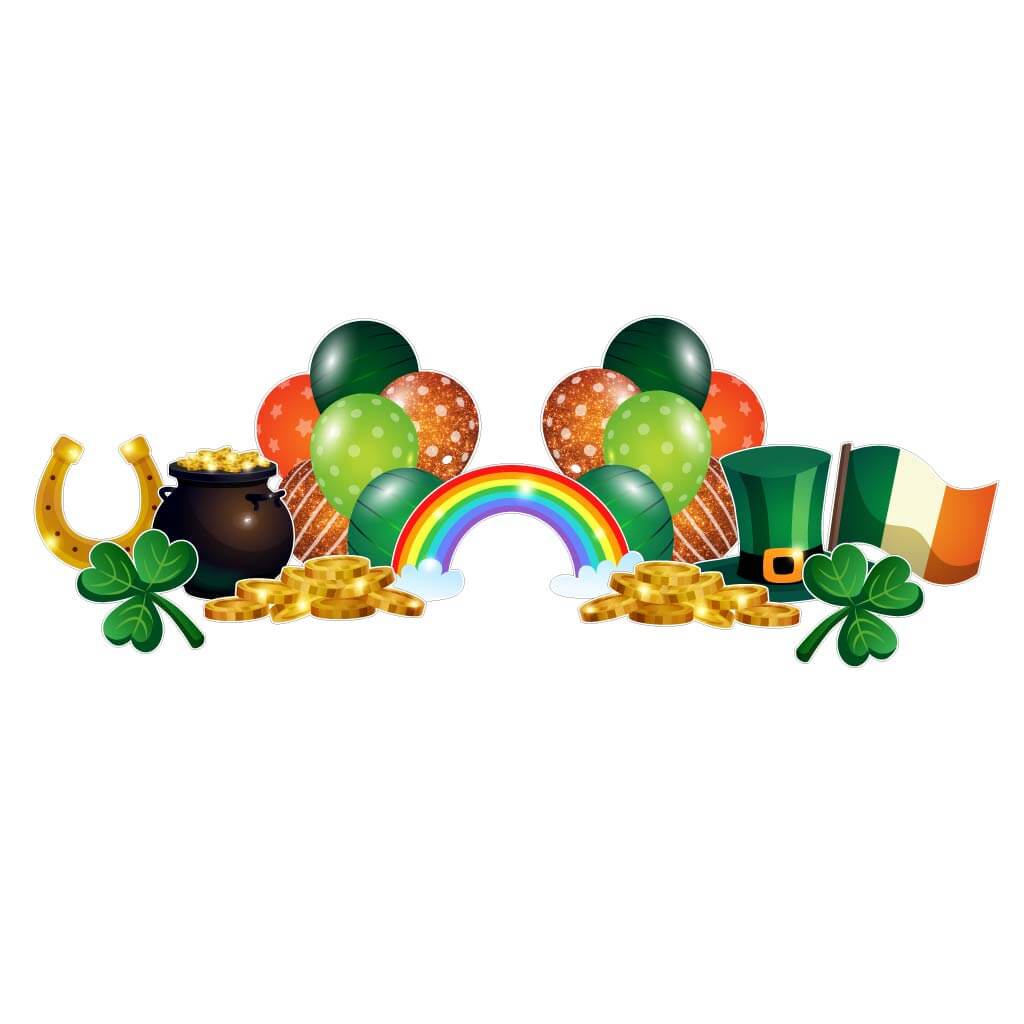 St. Patrick's Day Flash & Flair 11 pc Yard Card Set (20119)