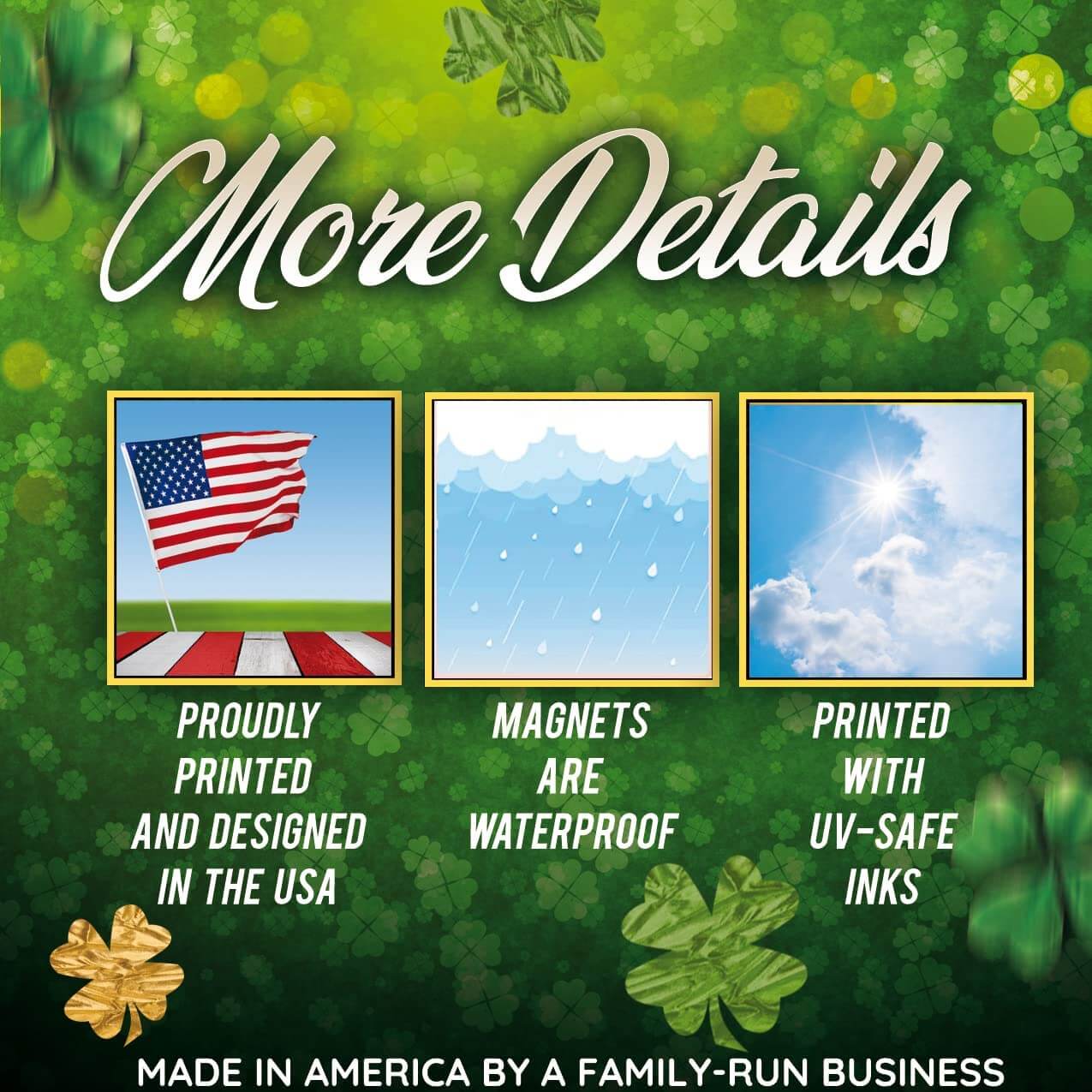 St. Patrick's Day Gnome Garage Door Magnets (20062)