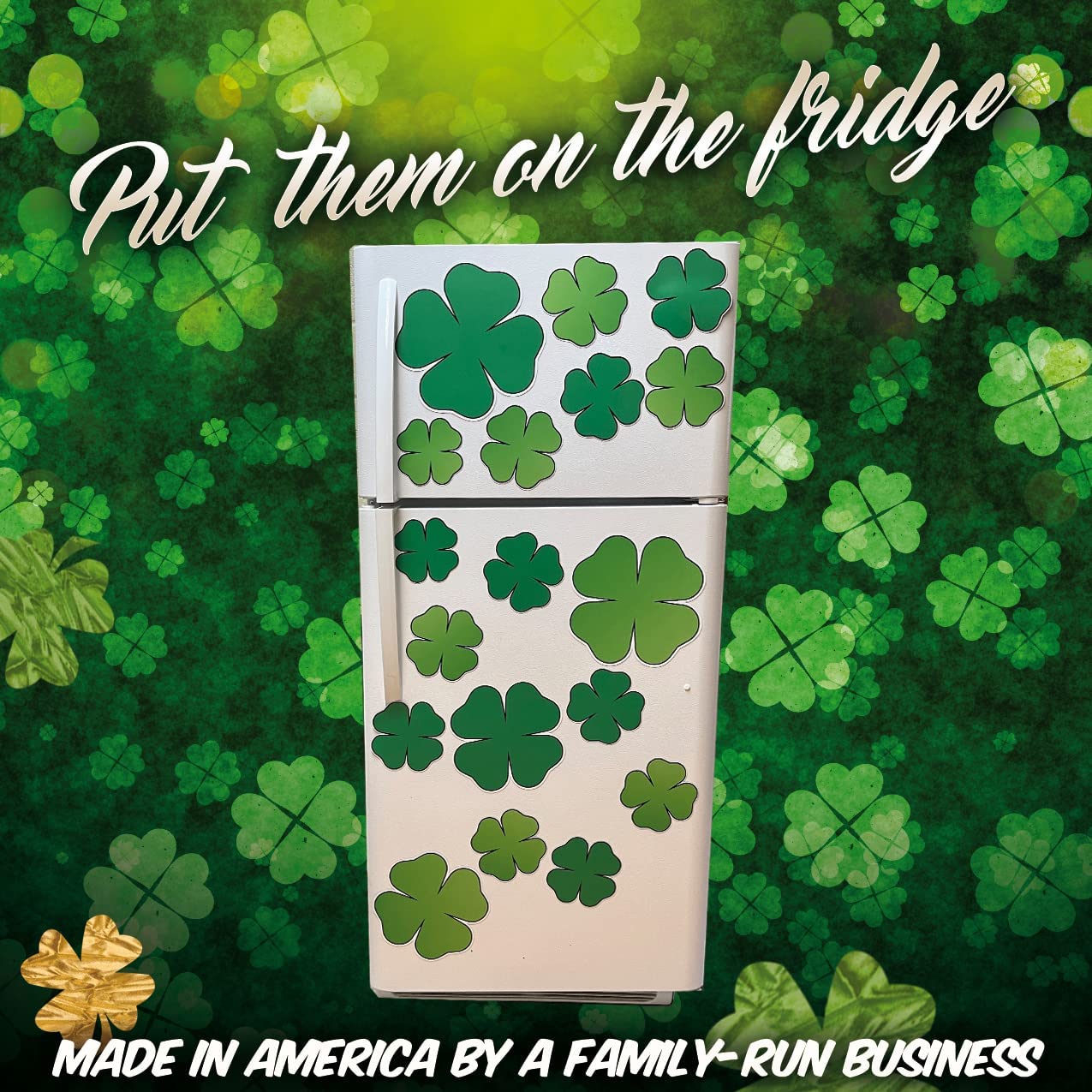 St Patrick's Shamrock Garage Magnets (20084)