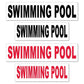 Swimming Pool Real Estate Yard Sign Rider Set - FREE SHIPPING