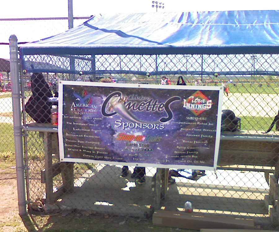 Team Banner with Sponsor Area