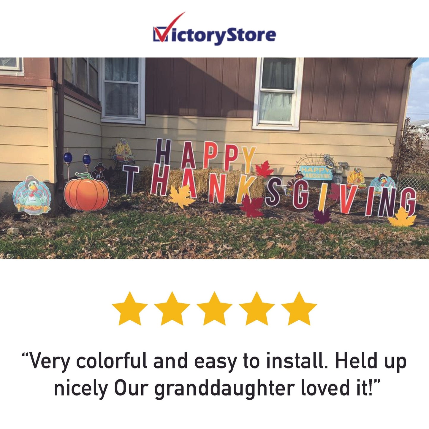 thanksgiving yard decor