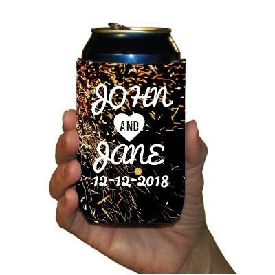 Custom Wedding Can Cooler- Today We're Kind of a Big Deal