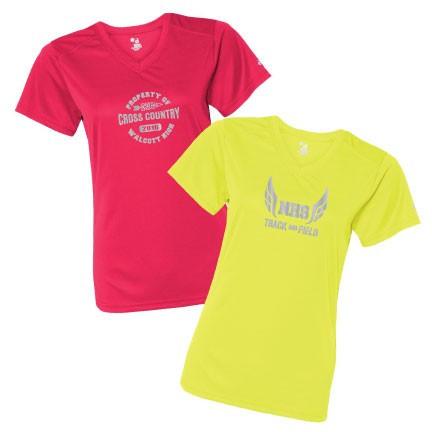 Custom Sport SafetyRunner Reflective V-Neck Performance Shirt