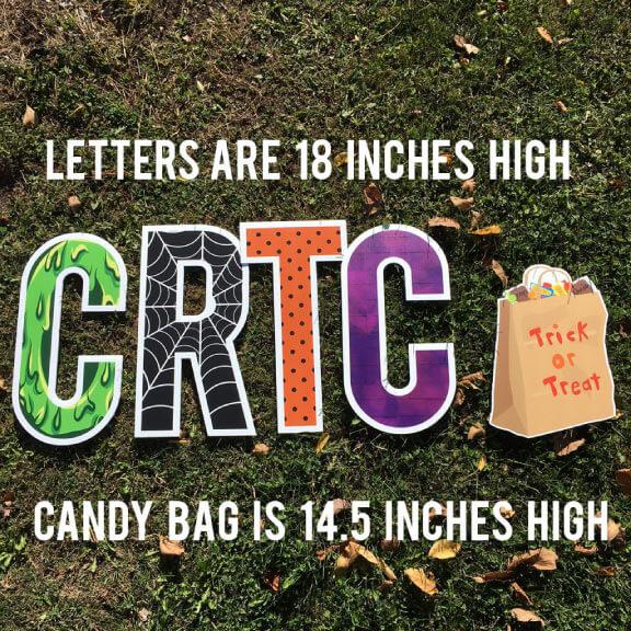 Halloween theme yard decorations