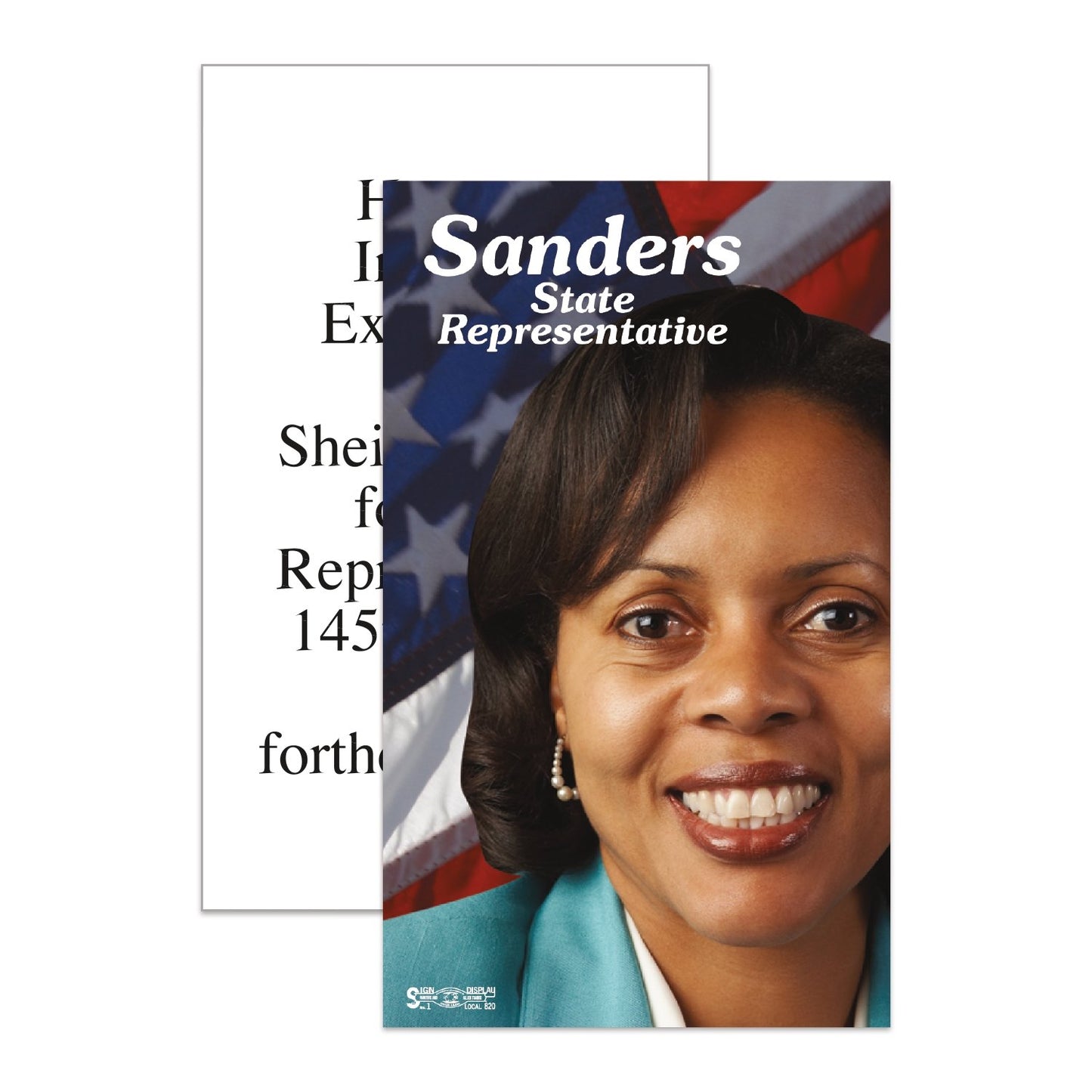 Union Label 3"x 5" Palm Cards - Full Color