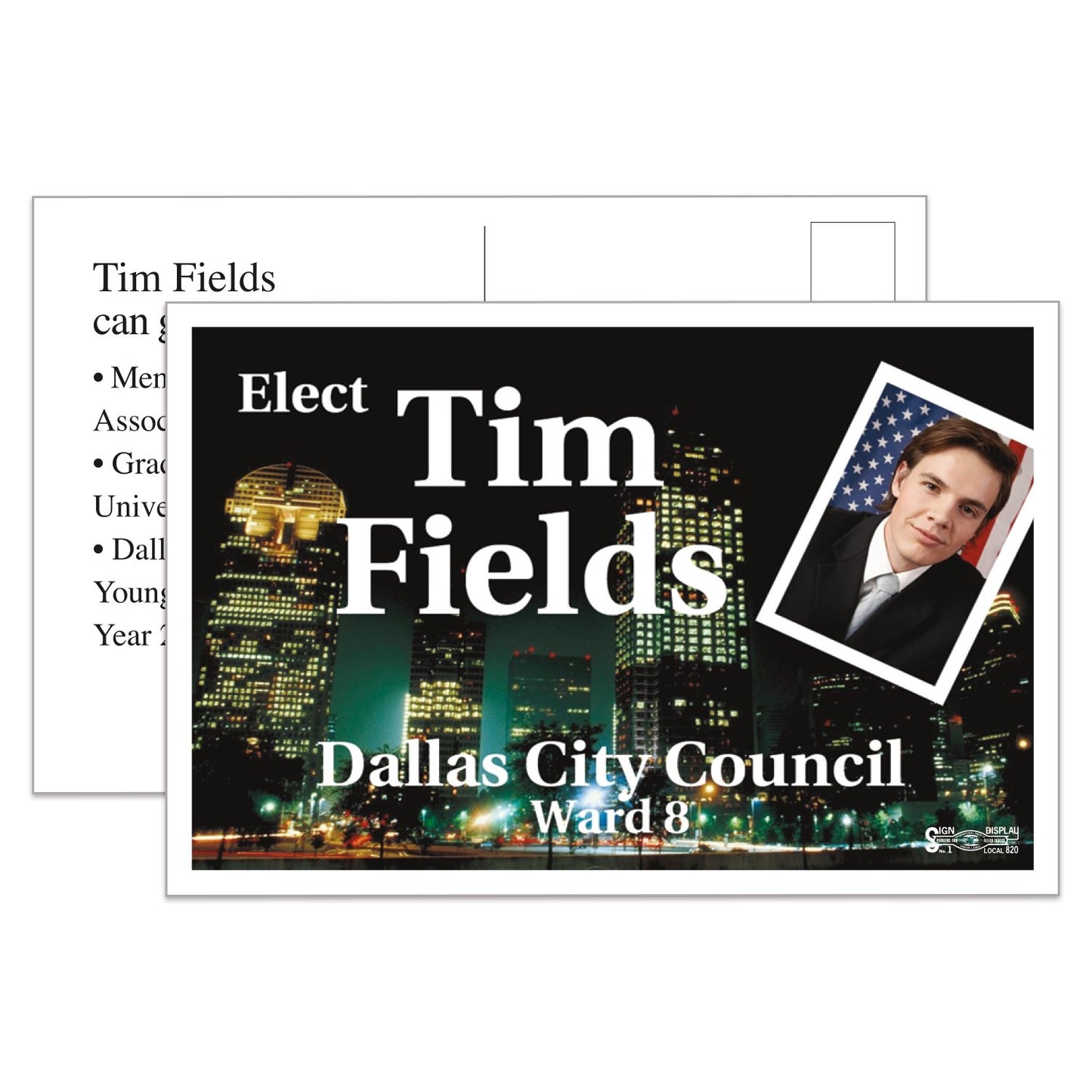 Union Label 4"x6" Post Cards - Full Color