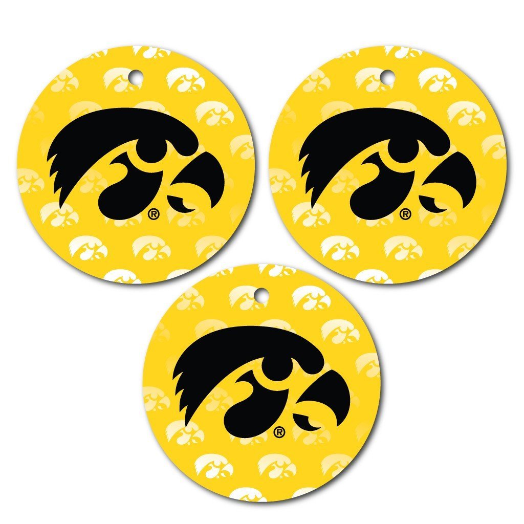 University of Iowa Hawkeyes Circle Ornaments