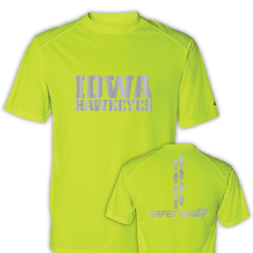 University of Iowa Hawkeyes Men's SafetyRunner Reflective Performance