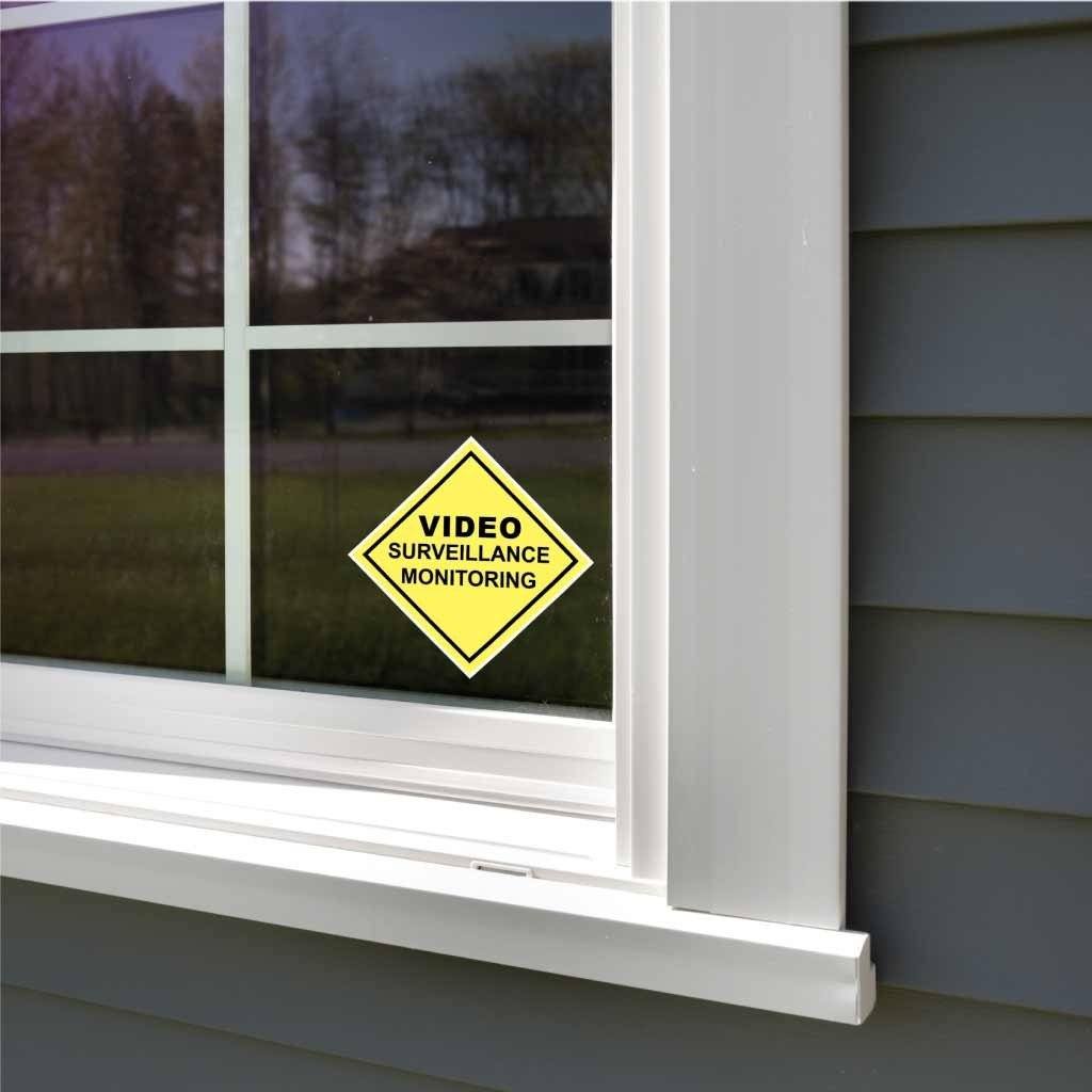 Video Surveillance Monitoring Sign or Sticker