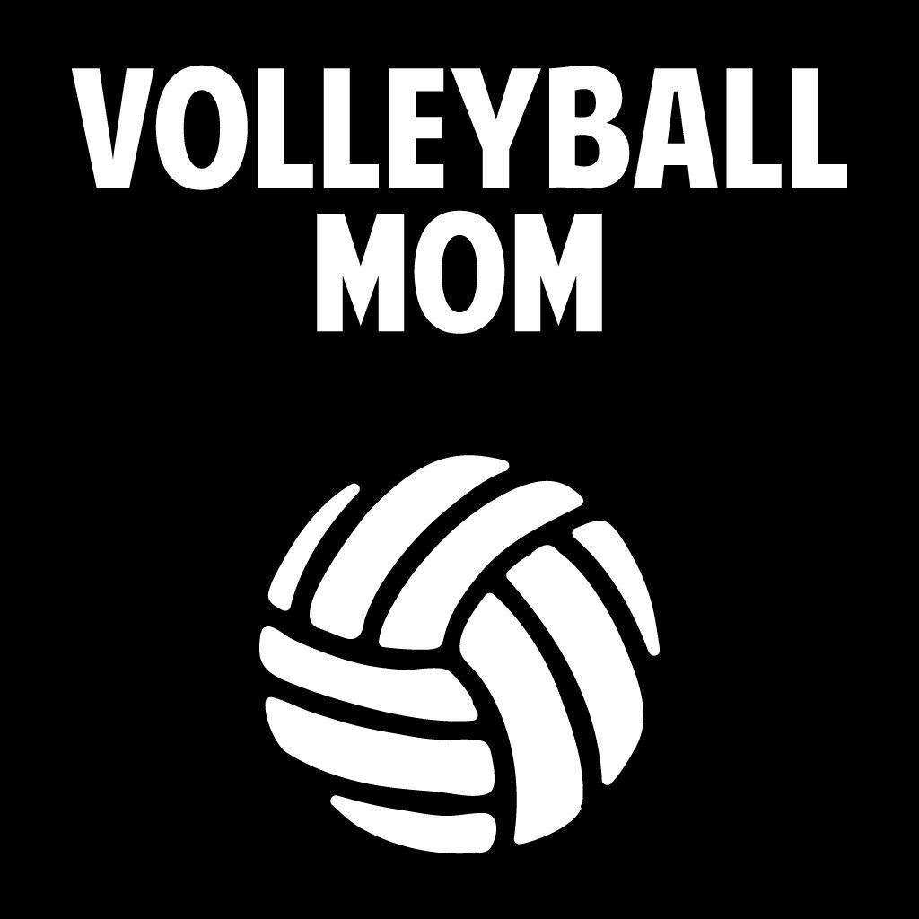 Volleyball Mom Black Folding Camping Chair with Carry Bag