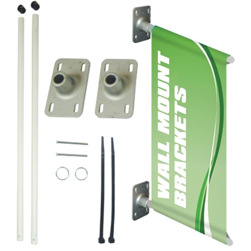 Wall Mount Banner Bracket Kit
