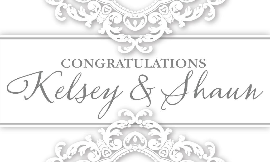 Wedding Banner - Elegant Lace Design