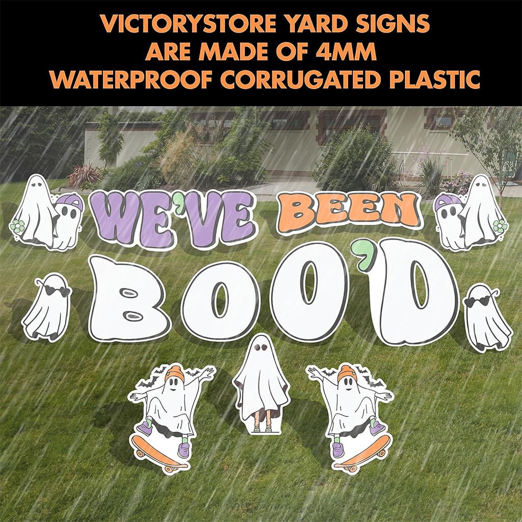 We've Been Boo'd' Yard Cards - 13 Pc Set