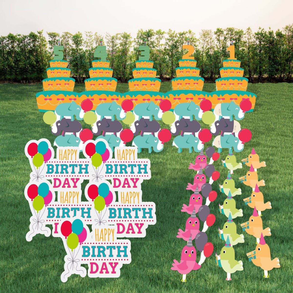 Youth Birthday Yard Card Rental Business Package