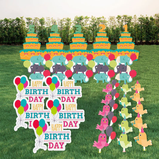 Youth Birthday Yard Card Rental Business Package