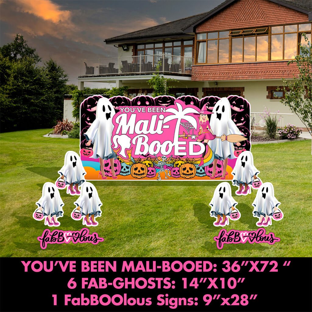 You've Been Booed' Halloween Yard Sign - Mali-Booed