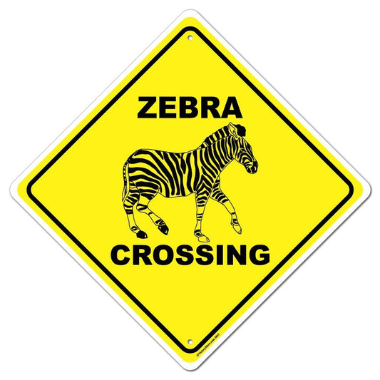Zebra Crossing Sign or Sticker