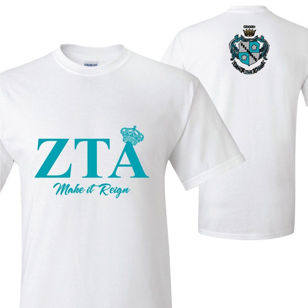 Zeta Tau Alpha "Make it Reign" T-Shirt - FREE SHIPPING