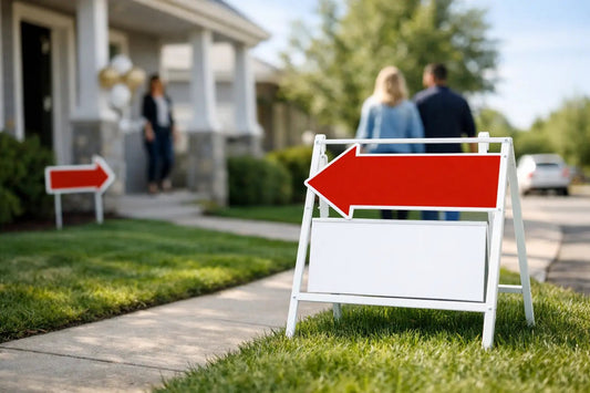 Realtor Open House Signs That Get Noticed - VictoryStore.com