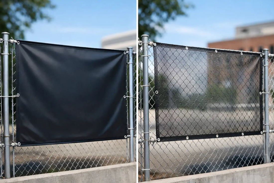 Vinyl Banners vs Mesh Banners - VictoryStore.com