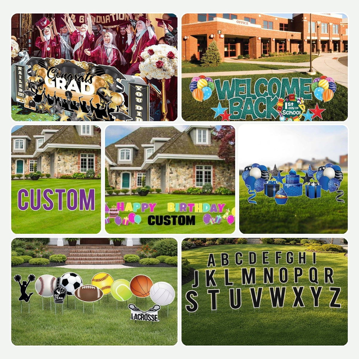 Yard Cards, Yard Greetings & Decorations - VictoryStore.com