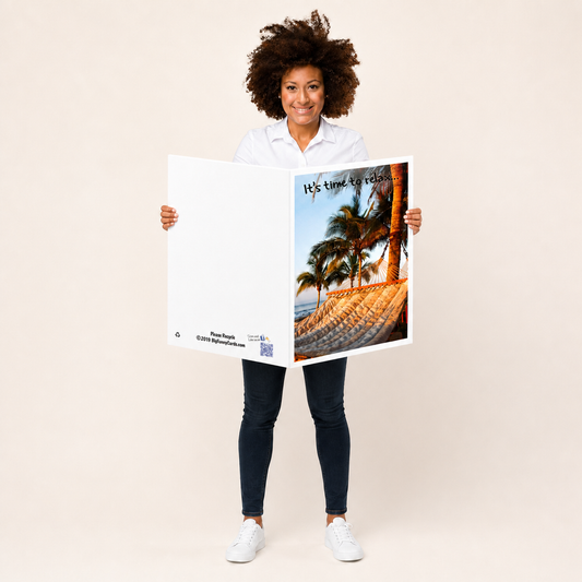 2' Giant Retirement Custom Greeting Card