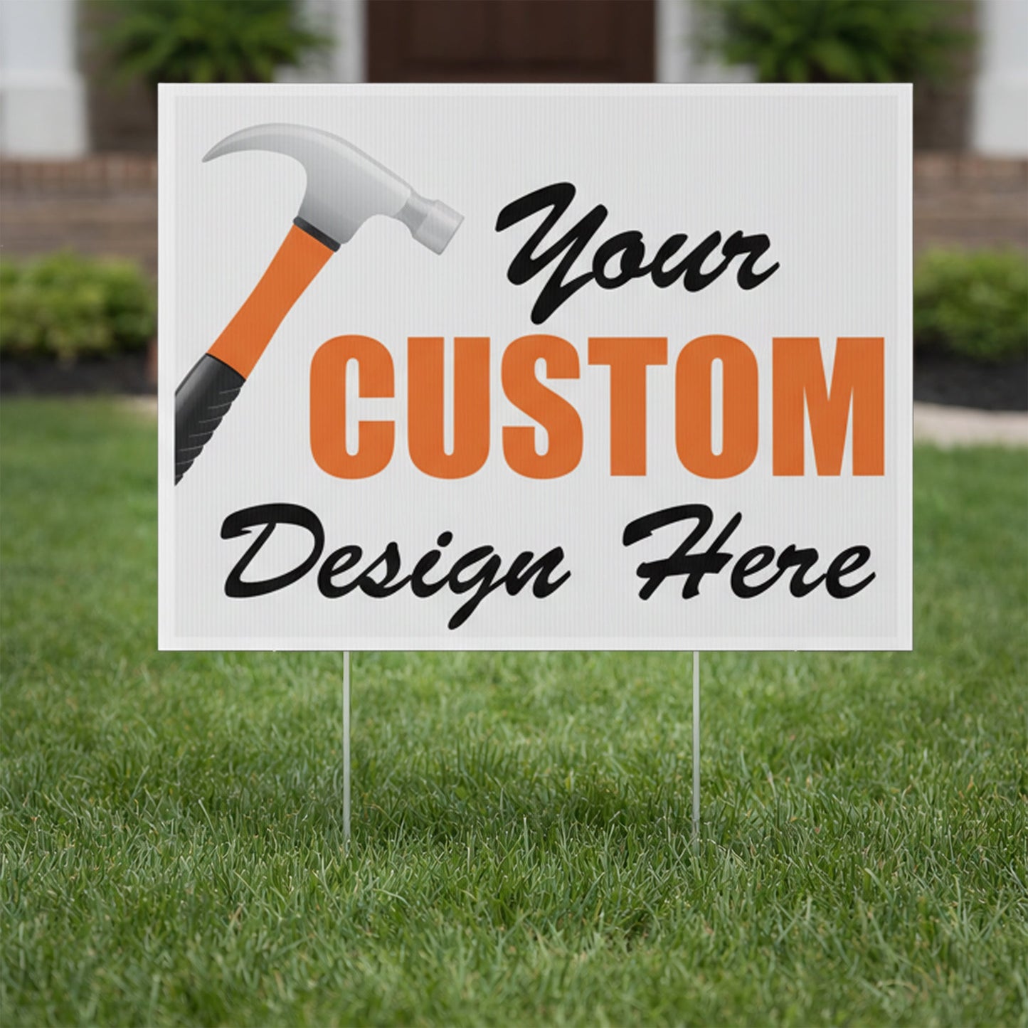 18"x24" Custom Contractor Yard Signs