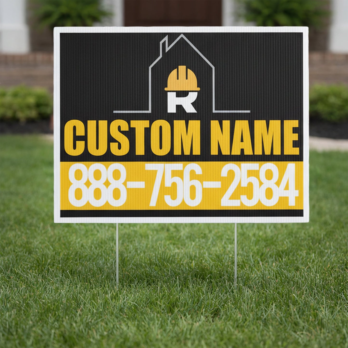 18"x24" Custom Contractor Yard Signs