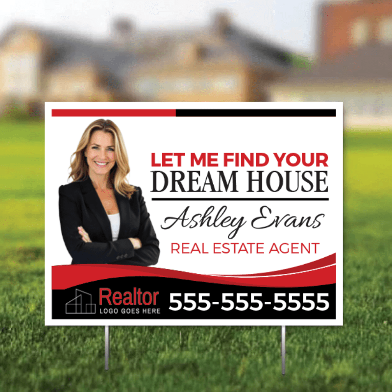 18"x24" Custom Realtor Yard Signs