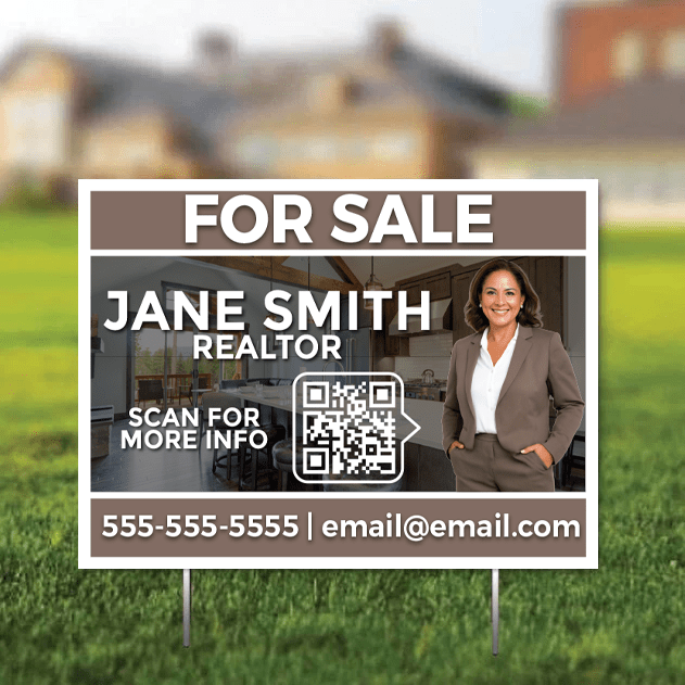 18"x24" Custom Realtor Yard Signs