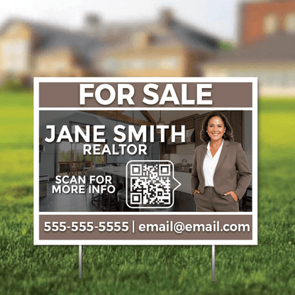18"x24" Custom Realtor Yard Signs