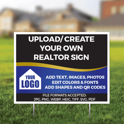 18"x24" Custom Realtor Yard Signs