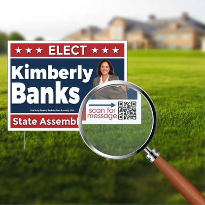 18"x24" QR Code Yard Sign