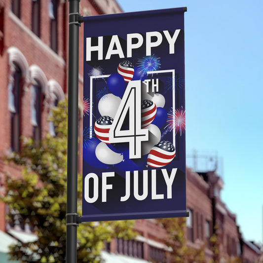 18"x36" 4th of July Pole Banner
