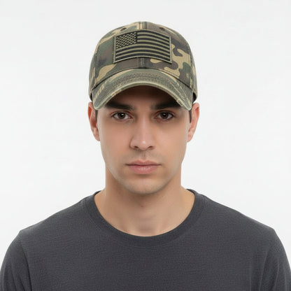 GWBPC Camo USA Flag Cap