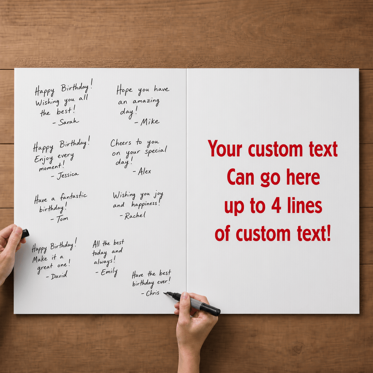 2' Giant Birthday Custom Greeting Card