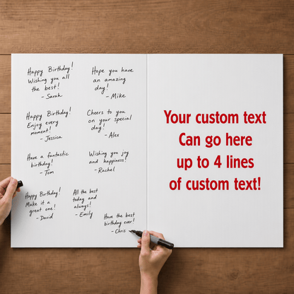 2' Giant Birthday Custom Greeting Card