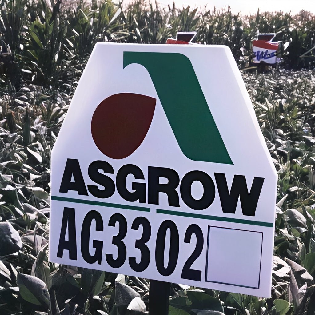 2' x 3' White Field Plot Signs