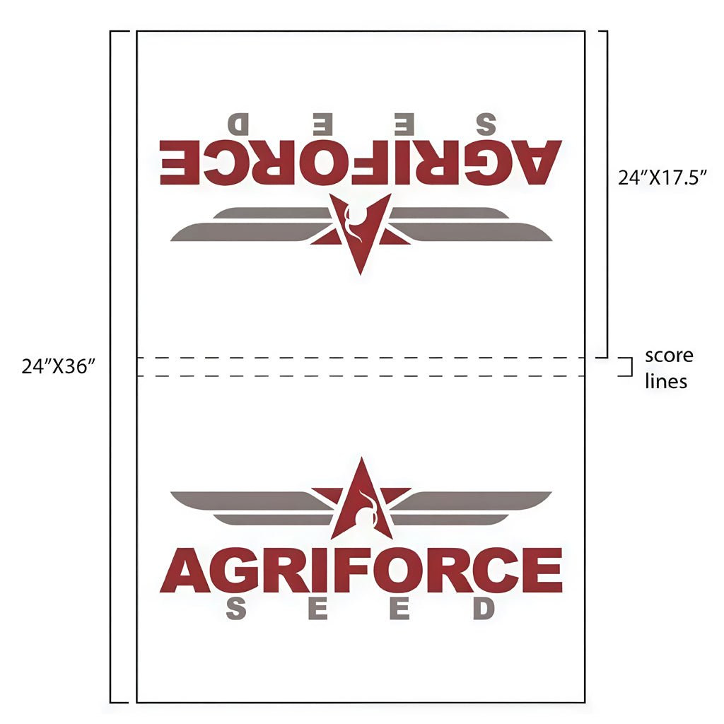 2' x 3' White Field Plot Signs